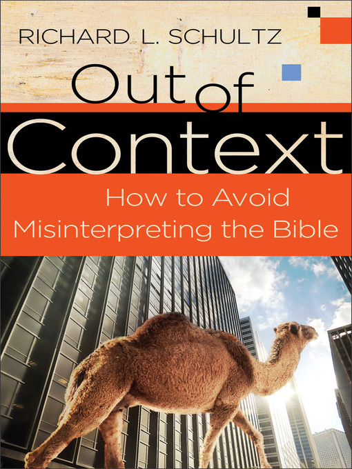 Détails du titre pour Out of Context par Richard L. Schultz - Disponible